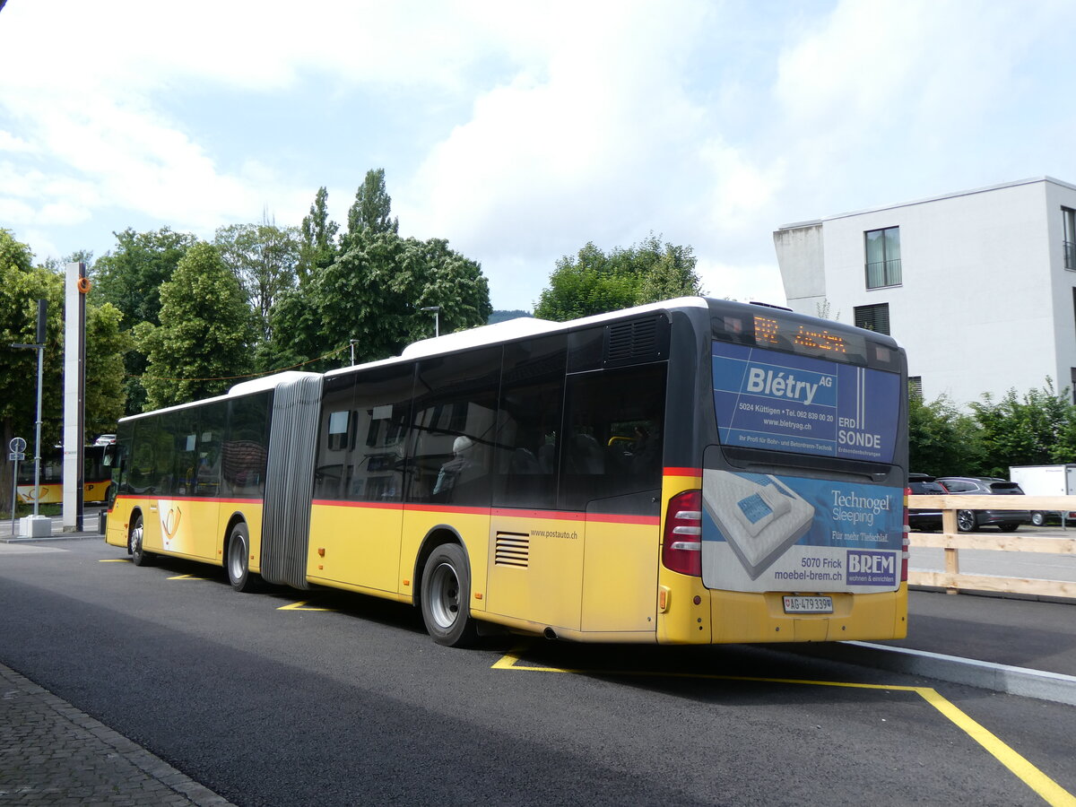 (276'212) - PostAuto Nordschweiz - BL 479'339/PID 5257 - Mercedes (ex SO 148'553) am 3. Juni 2025 beim Bahnhof Aesch