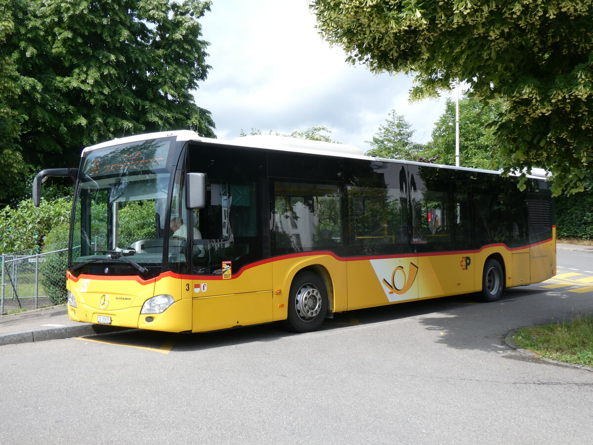 (276'214) - Schumacher, Metzerlen - Nr. 3/SO 20'675/PID 10'634 - Mercedes am 3. Juni 2025 beim Bahnhof Aesch