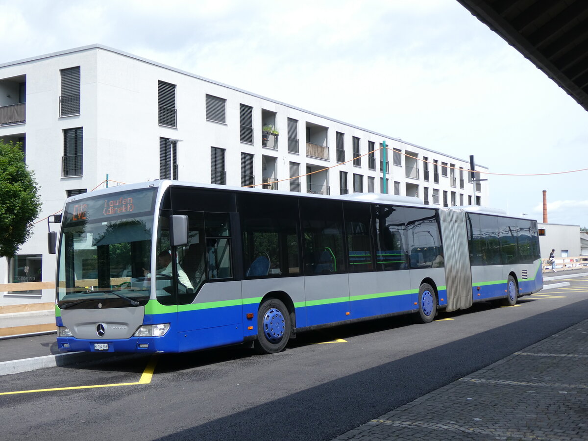(276'220) - PostAuto Nordschweiz - BL 154'203/PID 12'421 - Mercedes (ex TPL Lugano Nr. 405) am 3. Juni 2025 beim Bahnhof Aesch