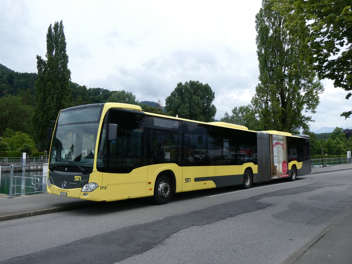 (276'263) - STI Thun - Nr. 172/BE 752'172 - Mercedes am 4. Juni 2025 bei der Schifflndte Thun