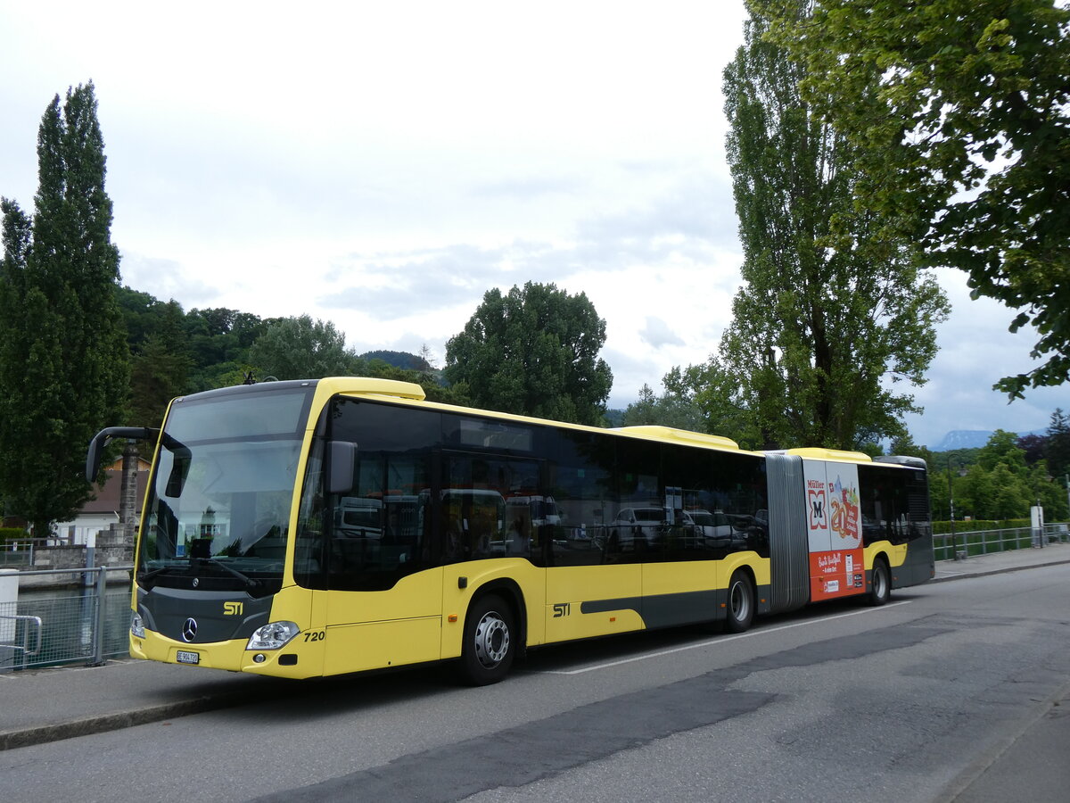 (276'287) - STI Thun - Nr. 720/BE 904'720 - Mercedes am 5. Juni 2025 bei der Schifflndte Thun