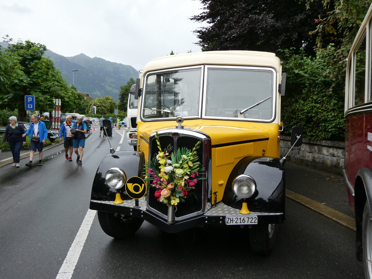 (276'370) - Moser, Schnenberg - ZH 216'722 - Berna/Hess (ex Barenco, Faido) am 7. Juni 2025 in Sarnen, OiO