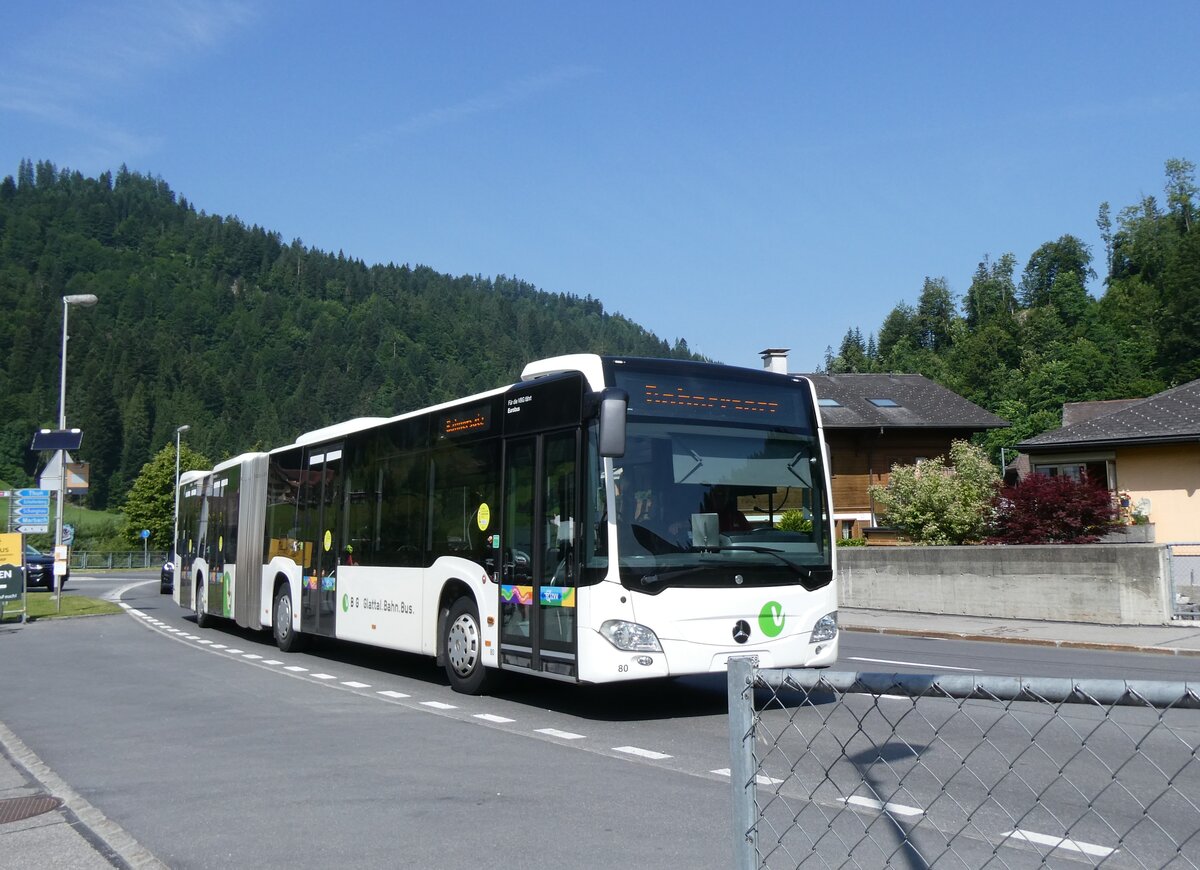 (276'569) - Welti-Furrer, Bassersdorf - Nr. 80/ZH 225'958 - Mercedes (ex Nr. 70) am 13. Juni 2025 in Wiggen, Egghus
