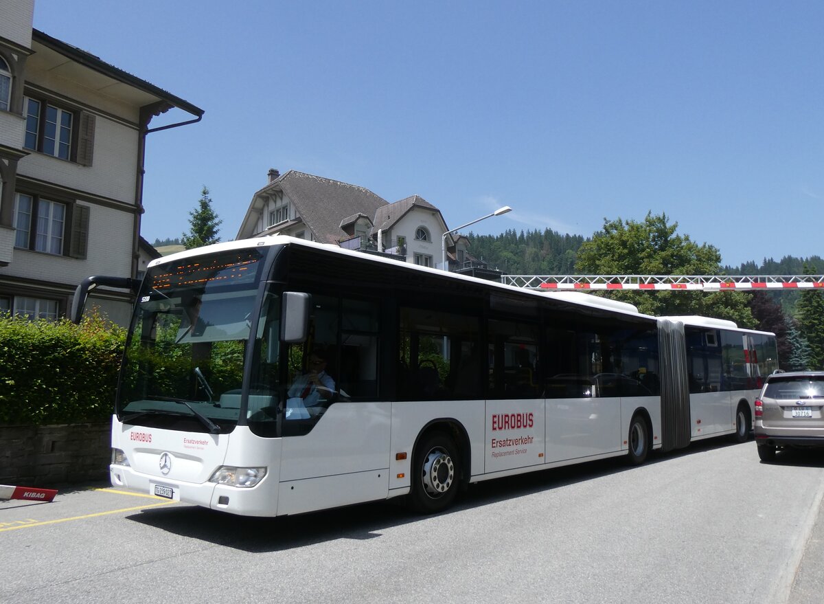 (276'591) - Eurobus, Arbon - Nr. 41/TG 239'027/PID 5330 - Mercedes (ex Nr. 14) am 13. Juni 2025 beim Bahnhof Escholzmatt