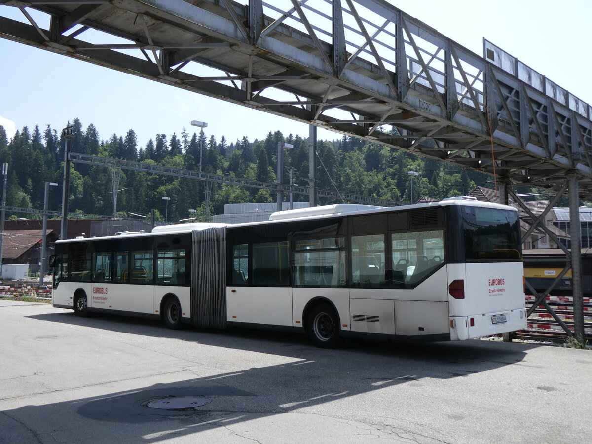 (276'594) - Eurobus, Arbon - Nr. 17/TG 229'684/PID 4235 - Mercedes (ex Nr. 73; ex Nr. 8) am 13. Juni 2025 beim Bahnhof Langnau