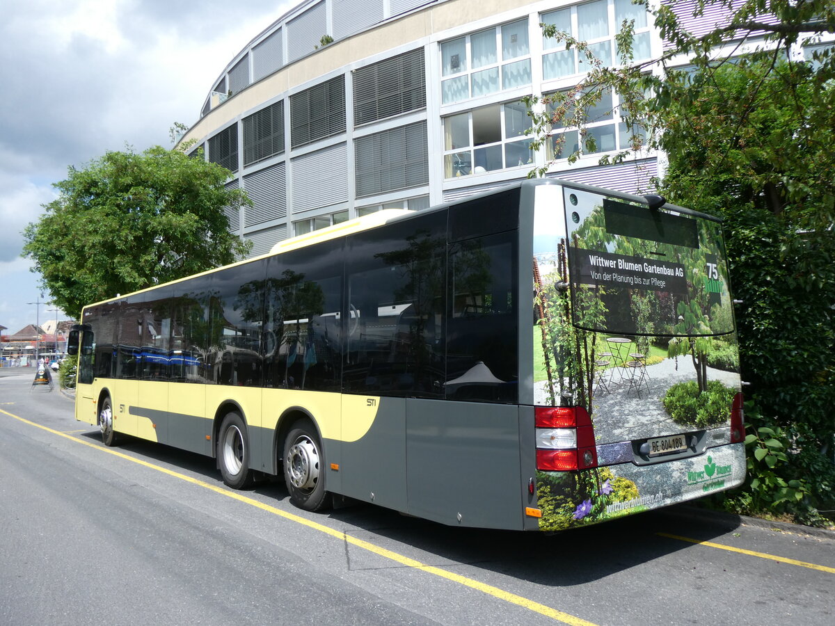 (276'789) - STI Thun - Nr. 189/BE 804'189 - MAN am 16. Juni 2025 bei der Schifflndte Thun