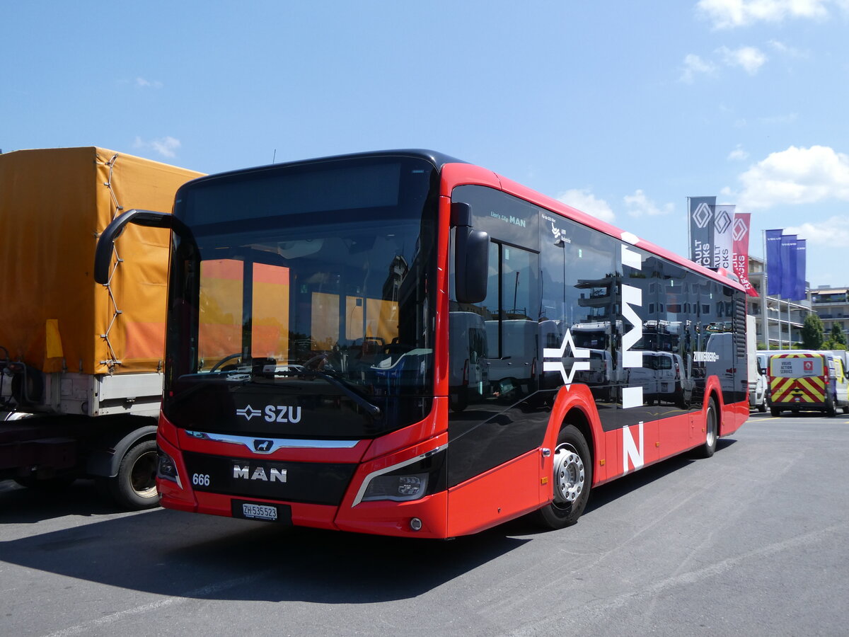 (276'811) - AHW Horgen - Nr. 666/ZH 535'523 - MAN am 17. Juni 2025 in Schmerikon, Thomann