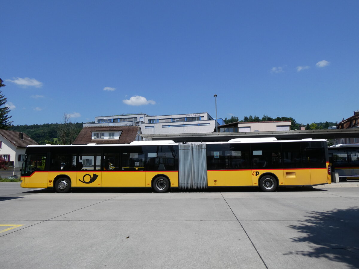 (276'831) - PostAuto Ostschweiz - SG 492'006/PID 5181 - Mercedes (ex SZ 58'001; ex Kistler, Reichenburg) am 17. Juni 2025 beim Bahnhof Uznach