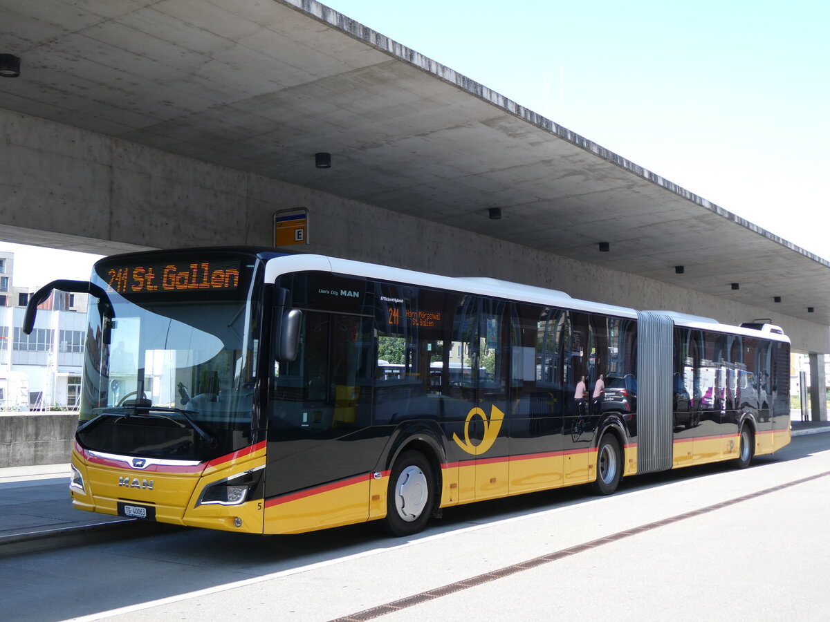(276'857) - Eurobus, Arbon - Nr. 5/TG 40'063/PID 11'988 - MAN am 17. Juni 2025 in Arbon, Bushof