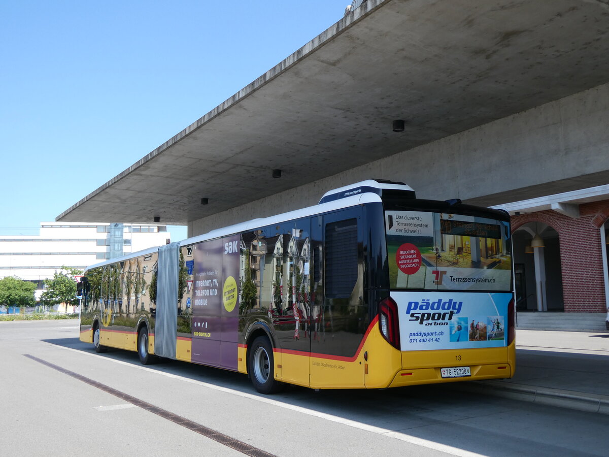 (276'865) - Eurobus, Arbon - Nr. 13/TG 52'208/PID 11'987 - MAN am 17. Juni 2025 in Arbon, Bushof