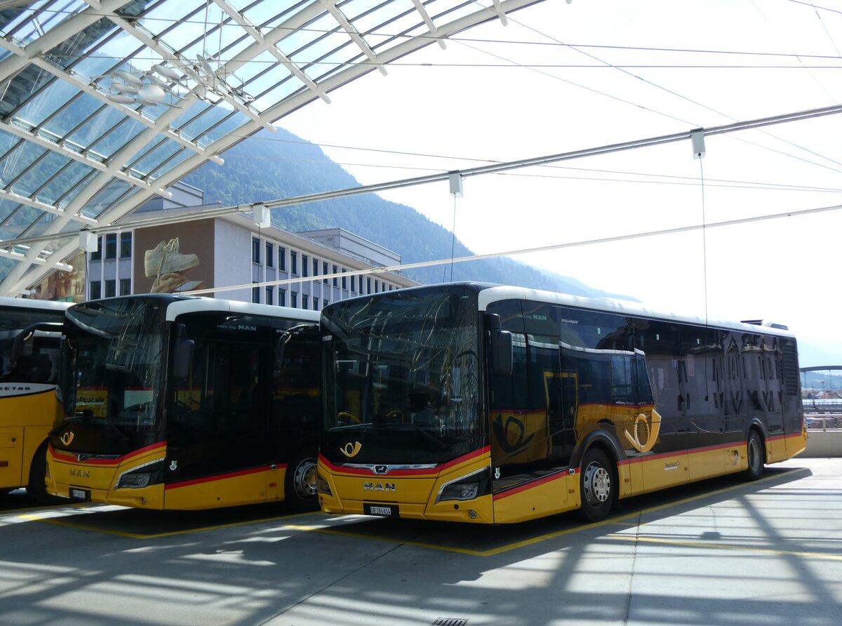 (276'926) - PostAuto Graubnden - GR 184'614/PID 11'930 - MAN am 18. Juni 2025 in Chur, Postautostation