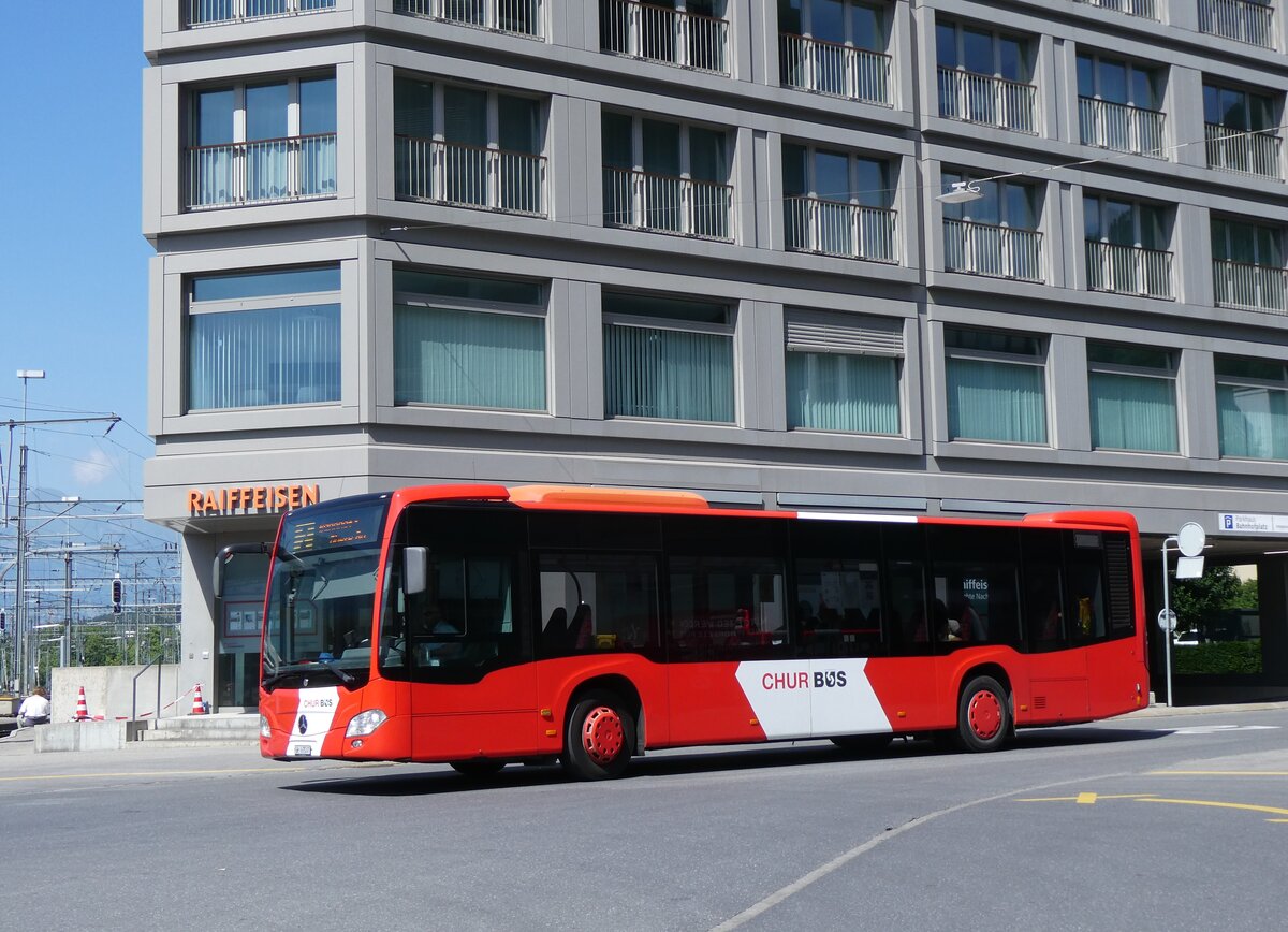 (276'936) - Chur Bus, Chur - Nr. 7/GR 97'507 - Mercedes am 18. Juni 2025 beim Bahnhof Chur