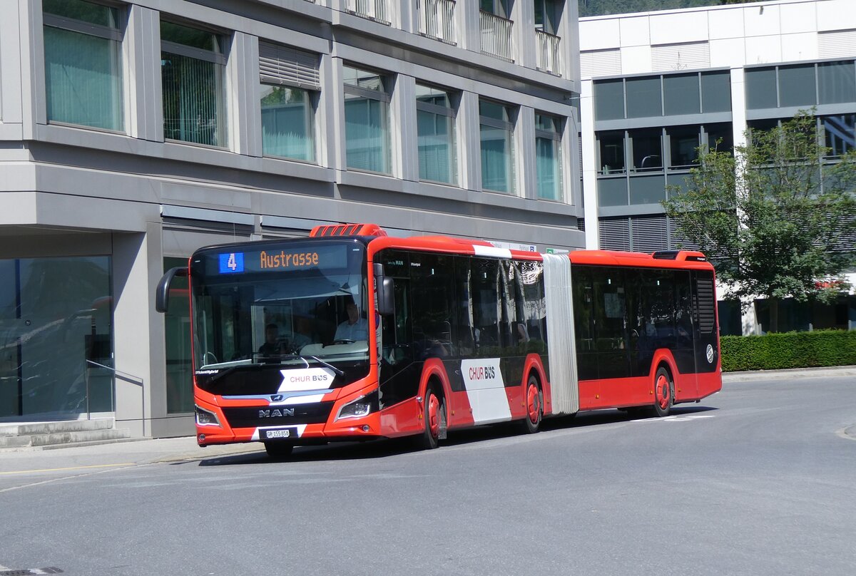 (276'942) - Chur Bus, Chur - Nr. 58/GR 155'858 - MAN am 18. Juni 2025 beim Bahnhof Chur