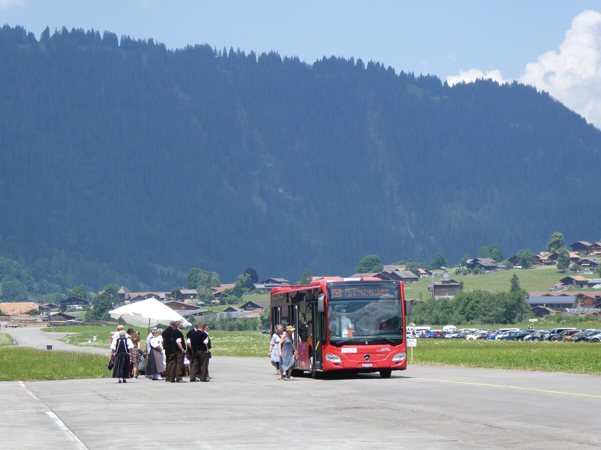 (277'185) - AFA Adelboden - Nr. 93/BE 26'705 - Mercedes am 21. Juni 2025 in St. Stephan, Flugplatz