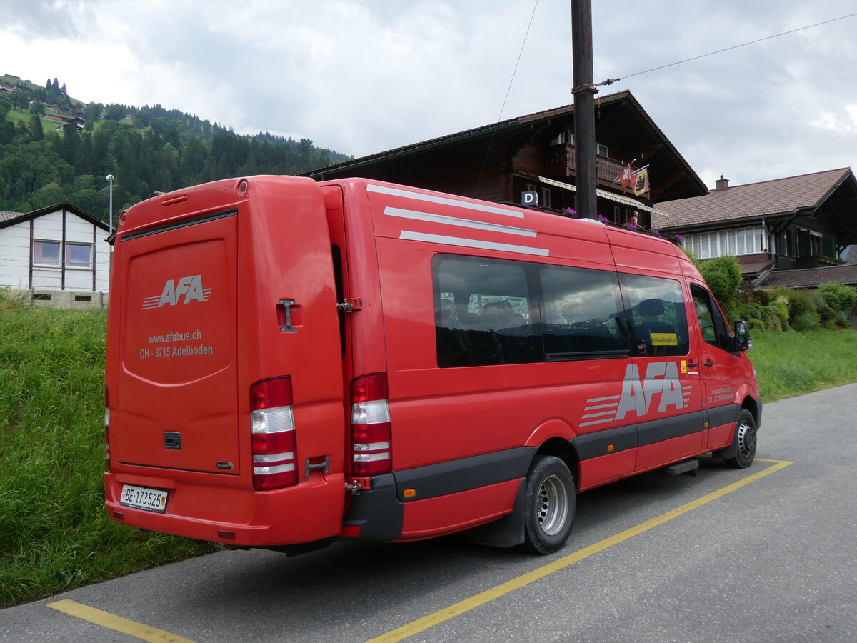 (277'201) - AFA Adelboden - Nr. 29/BE 173'525 - Mercedes am 21. Juni 2025 beim BAhnhof Lenk 