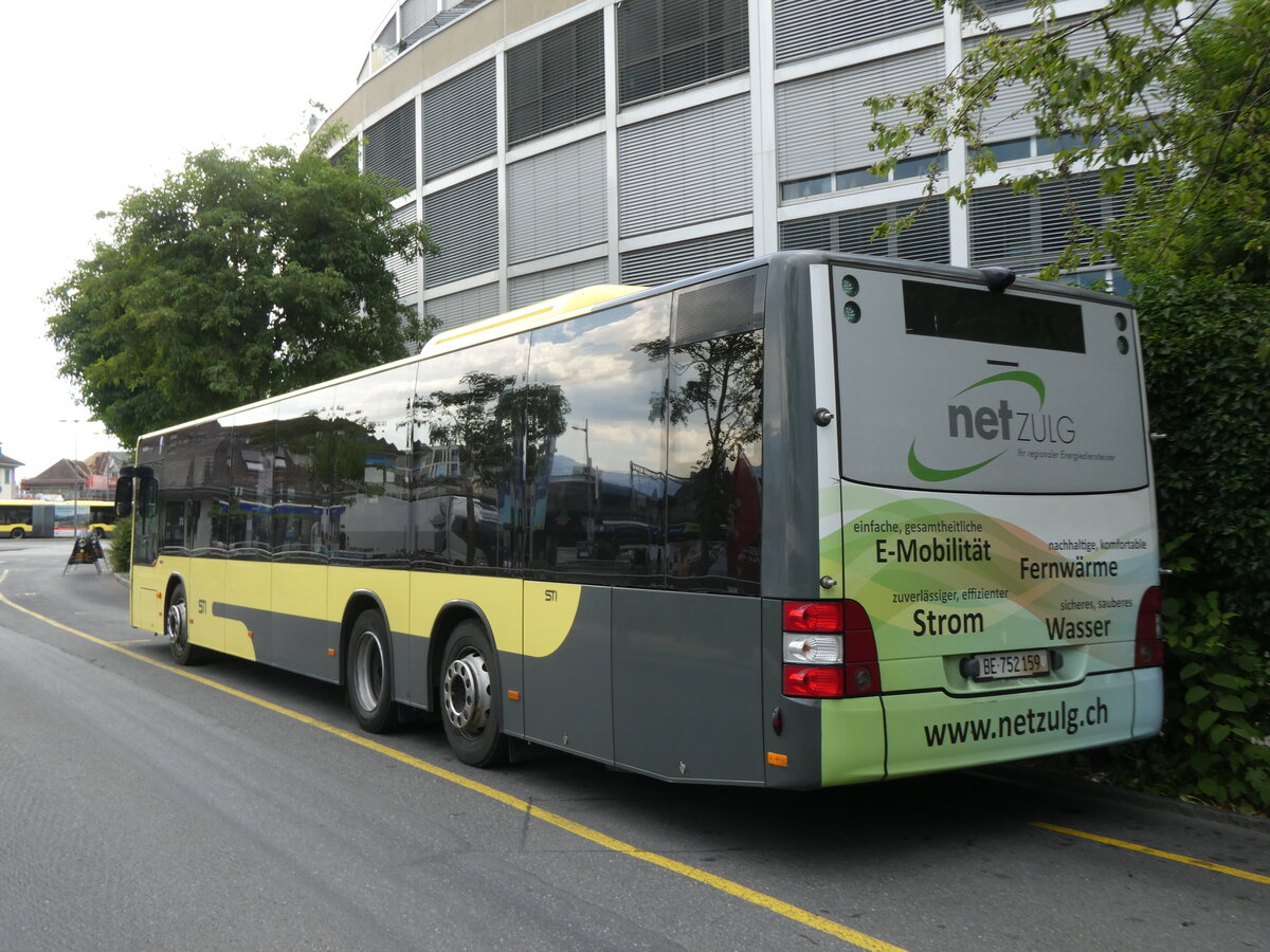 (277'358) - STI Thun - Nr. 159/BE 752'159 - MAN am 30. Juni 2025 bei der Schifflndte Thun