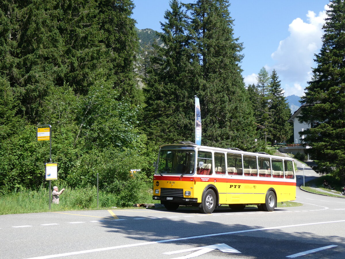 (277'383) - Lambach, Gommiswald - NW 24'301 - FBW/Eggli (ex Tanner+Lambach, Reigoldswil; ex Lambach, Rieden; ex Meier, Gr�t; ex AVG Grindelwald Nr. 13; ex P 24'182) am 1. Juli 2025 in Handegg, Gelmerbahn