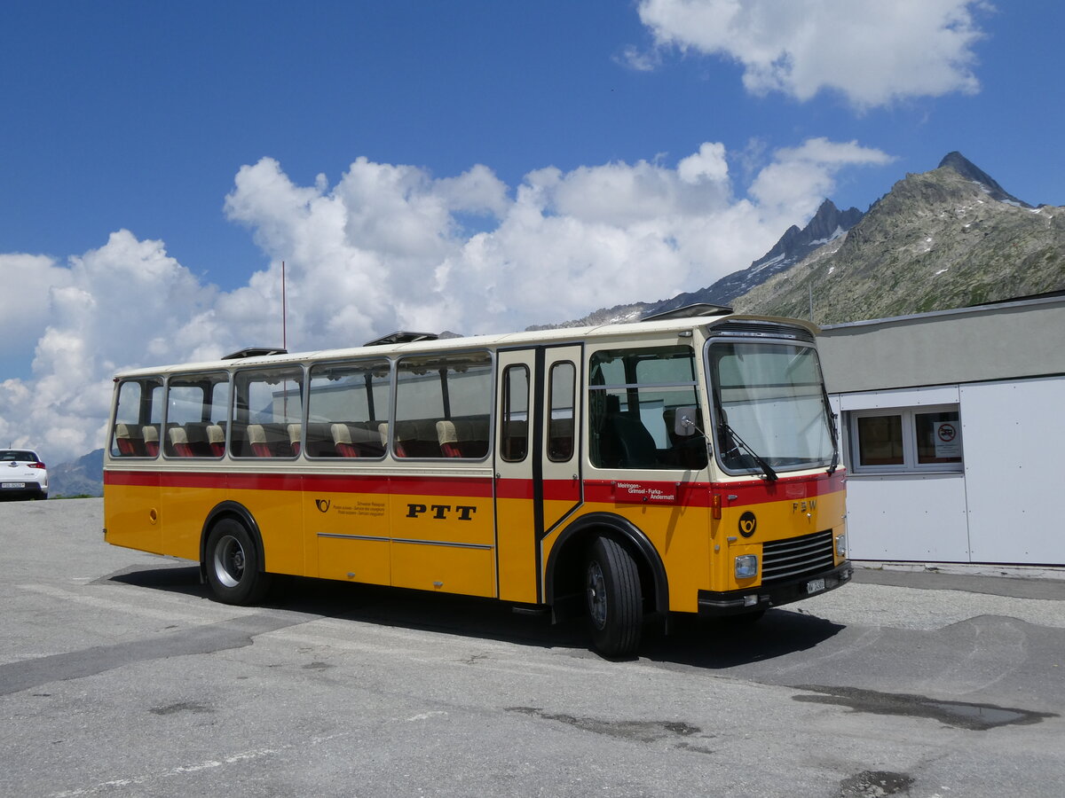 (277'435) - Lambach, Gommiswald - NW 24'301 - FBW/Eggli (ex Tanner+Lambach, Reigoldswil; ex Lambach, Rieden; ex Meier, Grt; ex AVG Grindelwald Nr. 13; ex P 24'182) am 1. Juli 2025 in Grimsel, Passhhe