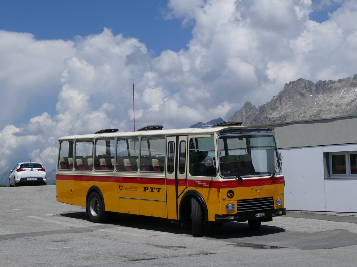 (277'438) - Lambach, Gommiswald - NW 24'301 - FBW/Eggli (ex Tanner+Lambach, Reigoldswil; ex Lambach, Rieden; ex Meier, Gr�t; ex AVG Grindelwald Nr. 13; ex P 24'182) am 1. Juli 2025 in Grimsel, Passh�he