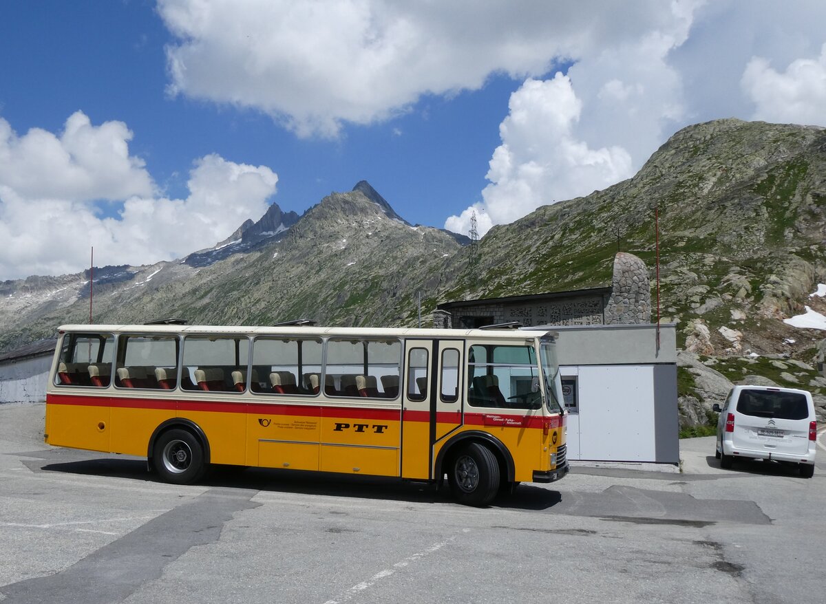 (277'440) - Lambach, Gommiswald - NW 24'301 - FBW/Eggli (ex Tanner+Lambach, Reigoldswil; ex Lambach, Rieden; ex Meier, Gr�t; ex AVG Grindelwald Nr. 13; ex P 24'182) am 1. Juli 2025 in Grimsel, Passh�he