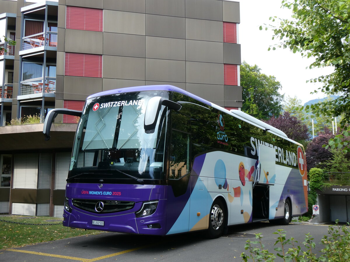 (277'487) - UEFA Women's Euro 2025 - BE 202'500 - Mercedes am 3. Juli 2025 in Thun, Hotel Seepark