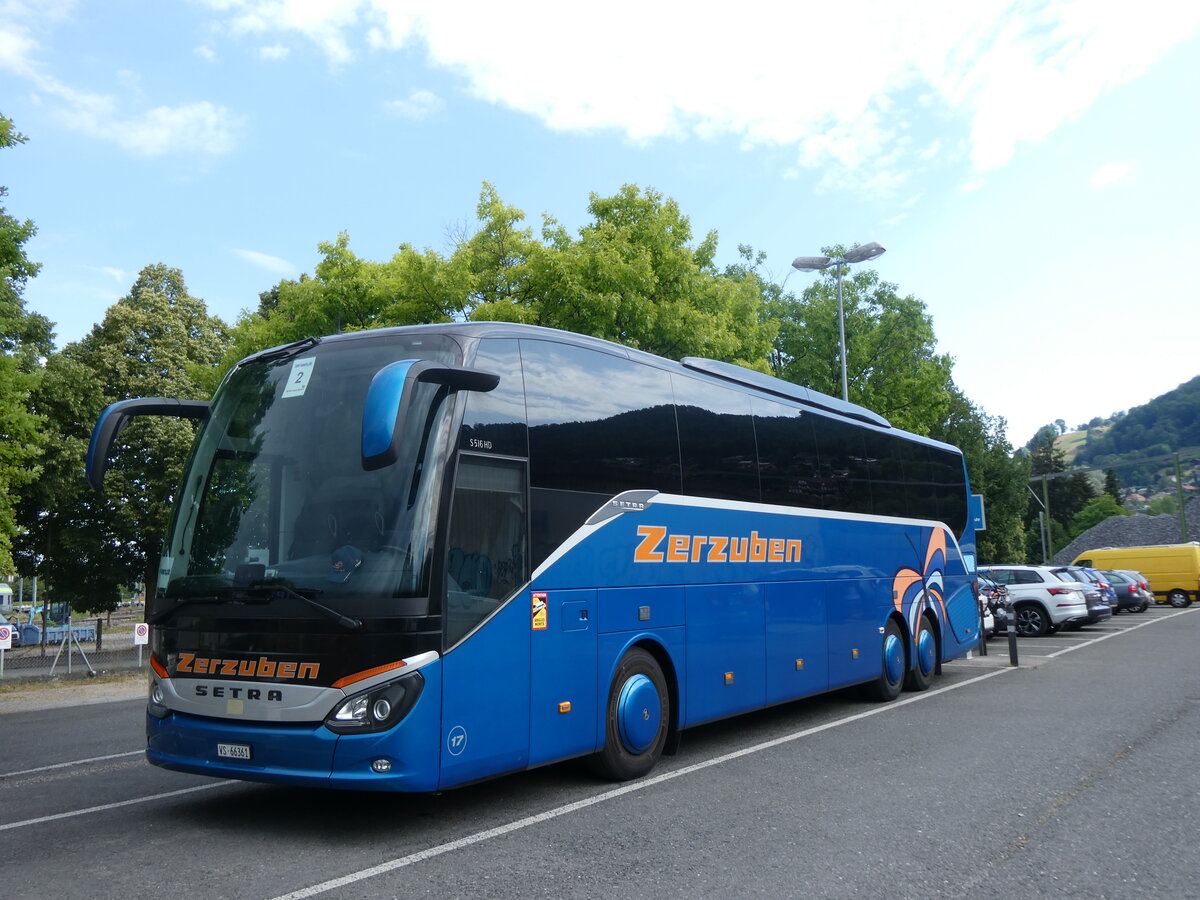 (277'490) - Zerzuben, Visp-Eyholz - Nr. 17/VS 66'361 - Setra am 3. Juli 2025 in Thun, Seestrasse