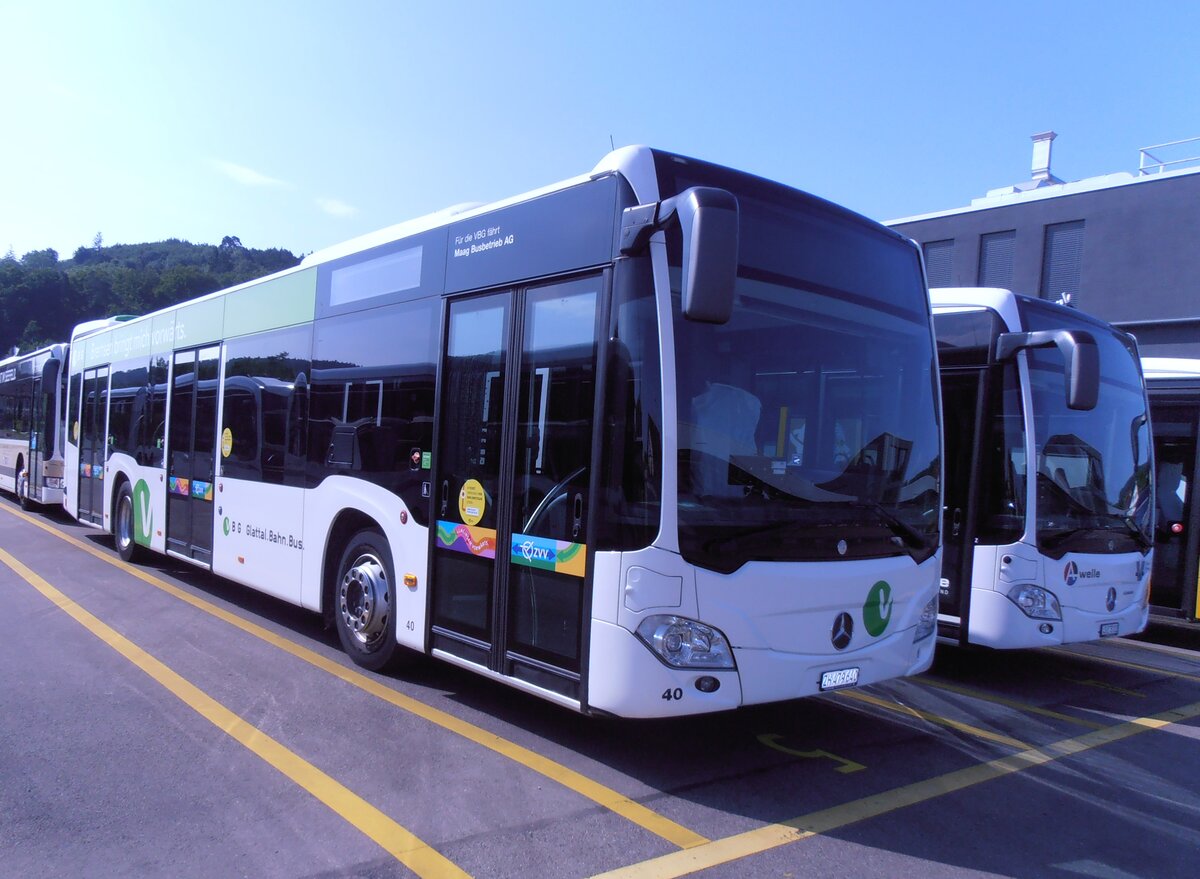 (277'568) - Maag, Kloten - Nr. 40/ZH 479'640 - Mercedes am 5. Juli 2025 in Winterthur, Daimler Buses