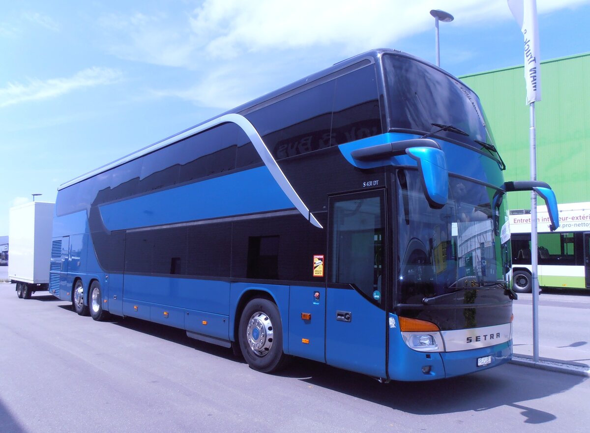 (277'620) - BelZoun Reisen, Cormrod - FR 414'550 - Setra am 5. Juli 2025 in Kerzers, Interbus 