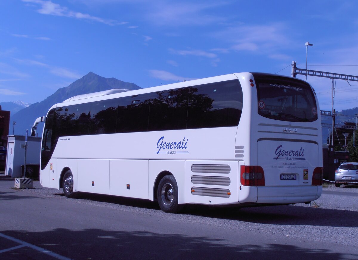 (277'628) - Aus Italien: Generali, Ghisalba - GX-351 AE - MAN am 6. Juli 2025 in Thun, Rosenau