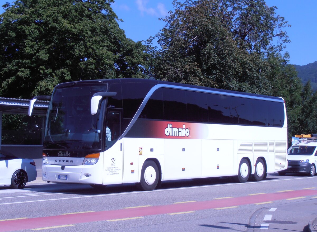 (277'742) - Aus Italien: Dimaio, Calitri - GP-134 HM - Setra am 10. Juli 2025 beim Bahnhof Olten