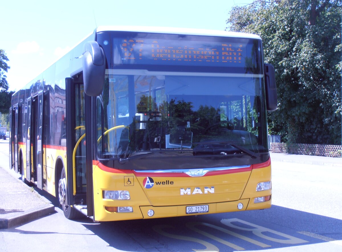 (277'755) - Wyss, Boningen - Nr. 65/SO 21'793/PID 10'546 - MAN am 10. Juli 2025 beim Bahnhof Olten