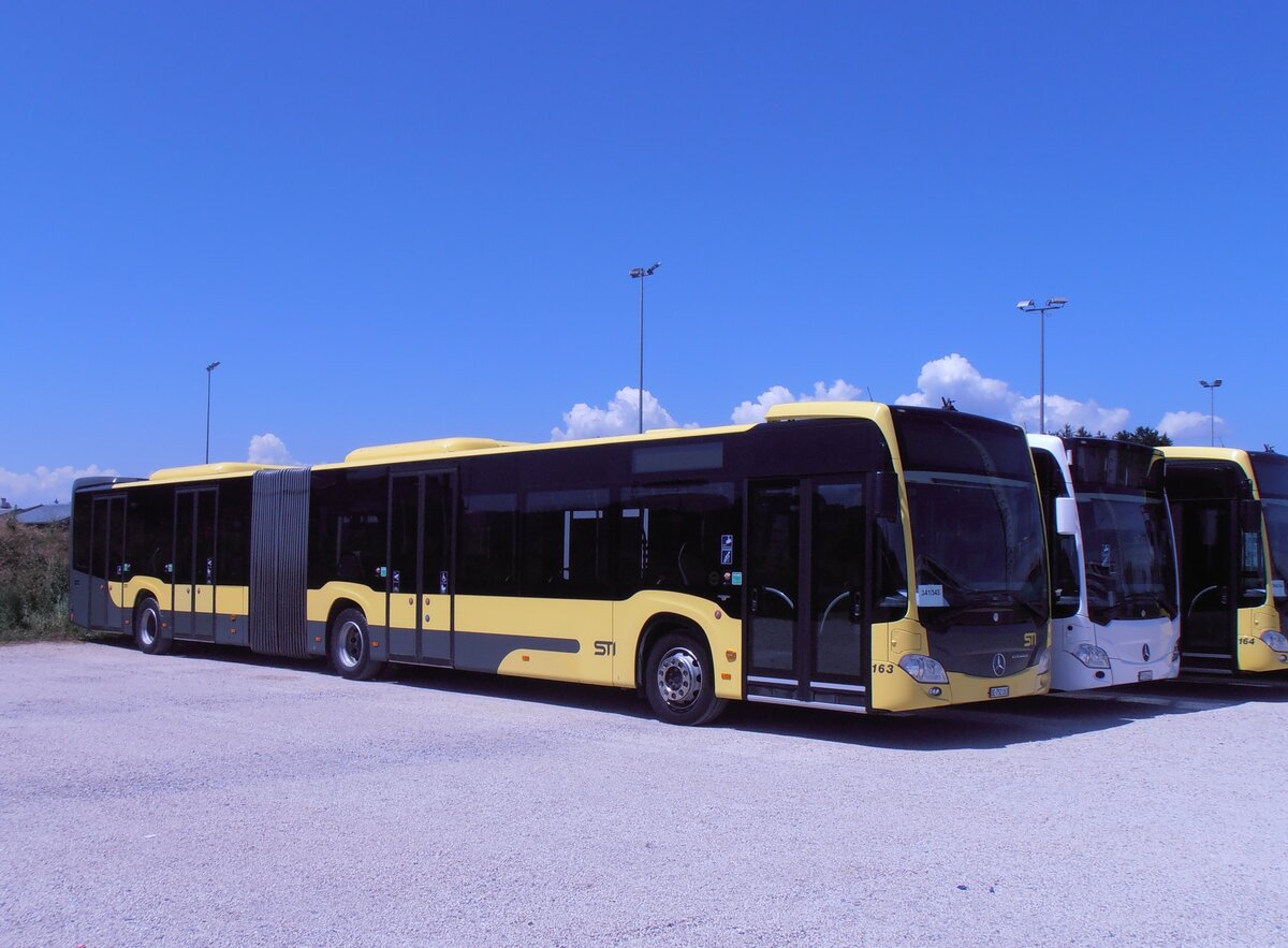 (277'802) - STI Thun - Nr. 163/BE 752'163 - Mercedes am 12. Juli 2025 in Domdidier, Garage Intertours