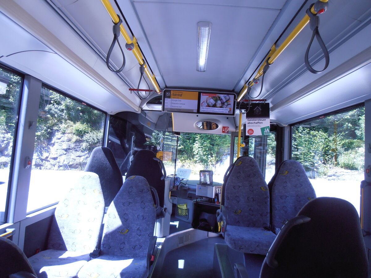 (277'958) - Flck, Brienz - Nr. 8/BE 643'926/PID 5682 - Setra am 18. Juli 2025 auf dem Brnigpass (Innenaufnahme)