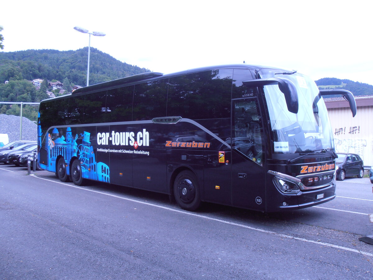 (277'987) - Zerzuben, Visp-Eyholz - Nr. 15/VS 549'315 - Setra am 23. Juli 2025 in Thun, Seestrasse