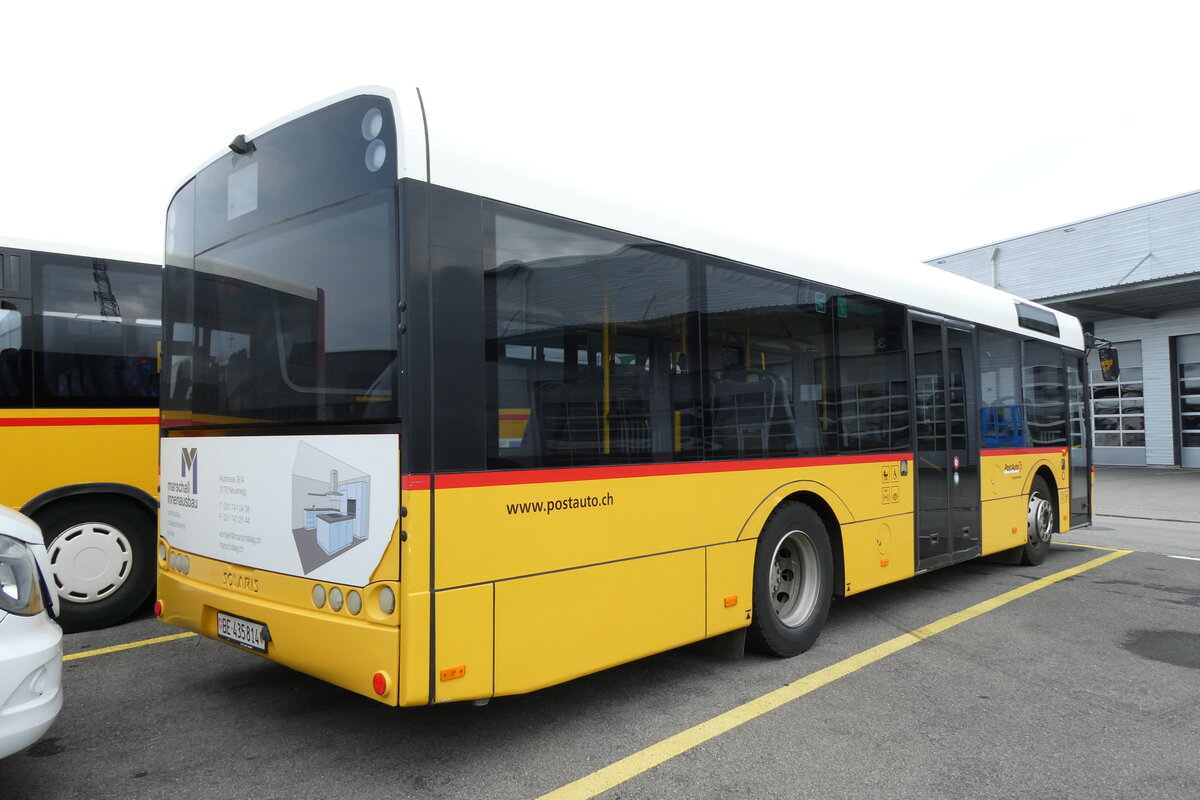 (278'091) - PostAuto Bern - Nr. 7/BE 435'814/PID 5576 - Solaris (ex Lengacher, Wichtrach Nr. 4) am 27. Juli 2025 in Kerzers, Interbus