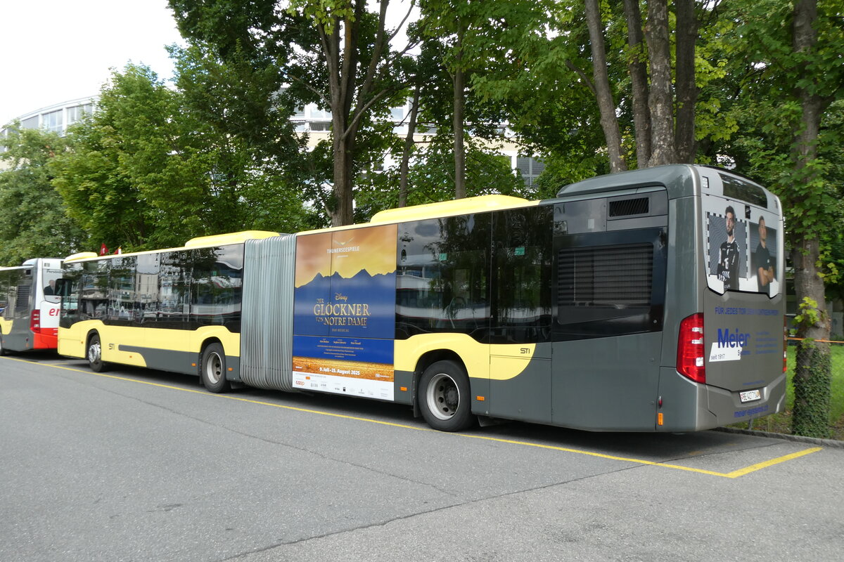 (278'257) - STI Thun - Nr. 714/BE 427'714 - Mercedes am 1. August 2025 bei der Schifflndte Thun