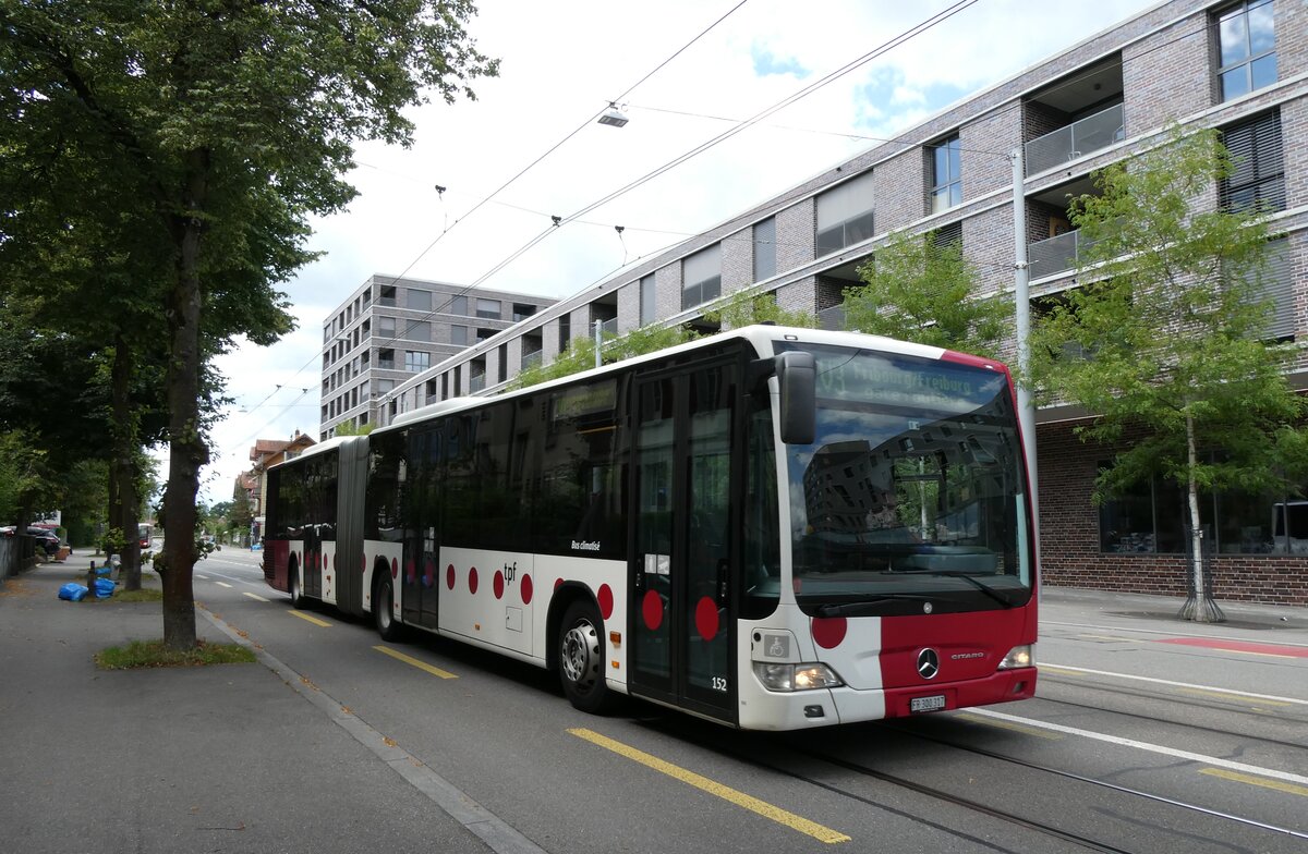(278'301) - TPF Fribourg - Nr. 152/FR 300'317 - Mercedes am 1. August 2025 beim BAhnhof Bern Europaplatz
