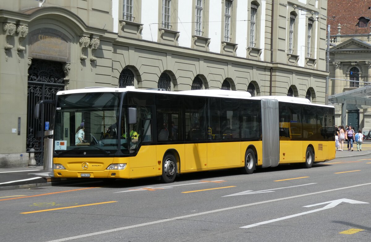 (278'332) - Buchard, Leytron - VS 104'345/PID 5421 - Mercedes am 1. August 2025 beim Bahnhof Bern