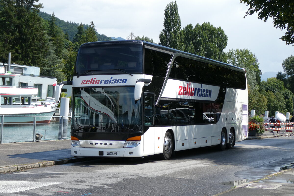 (278'408) - Zelic, Schmerikon - SG 301'148 - Setra am 2. August 2025 bei der Schifflndte Thun