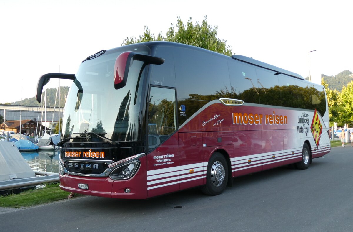(278'667) - Moser, Flaach - ZH 977'391 - Setra am 8. August 2025 in Thun, Strandbad