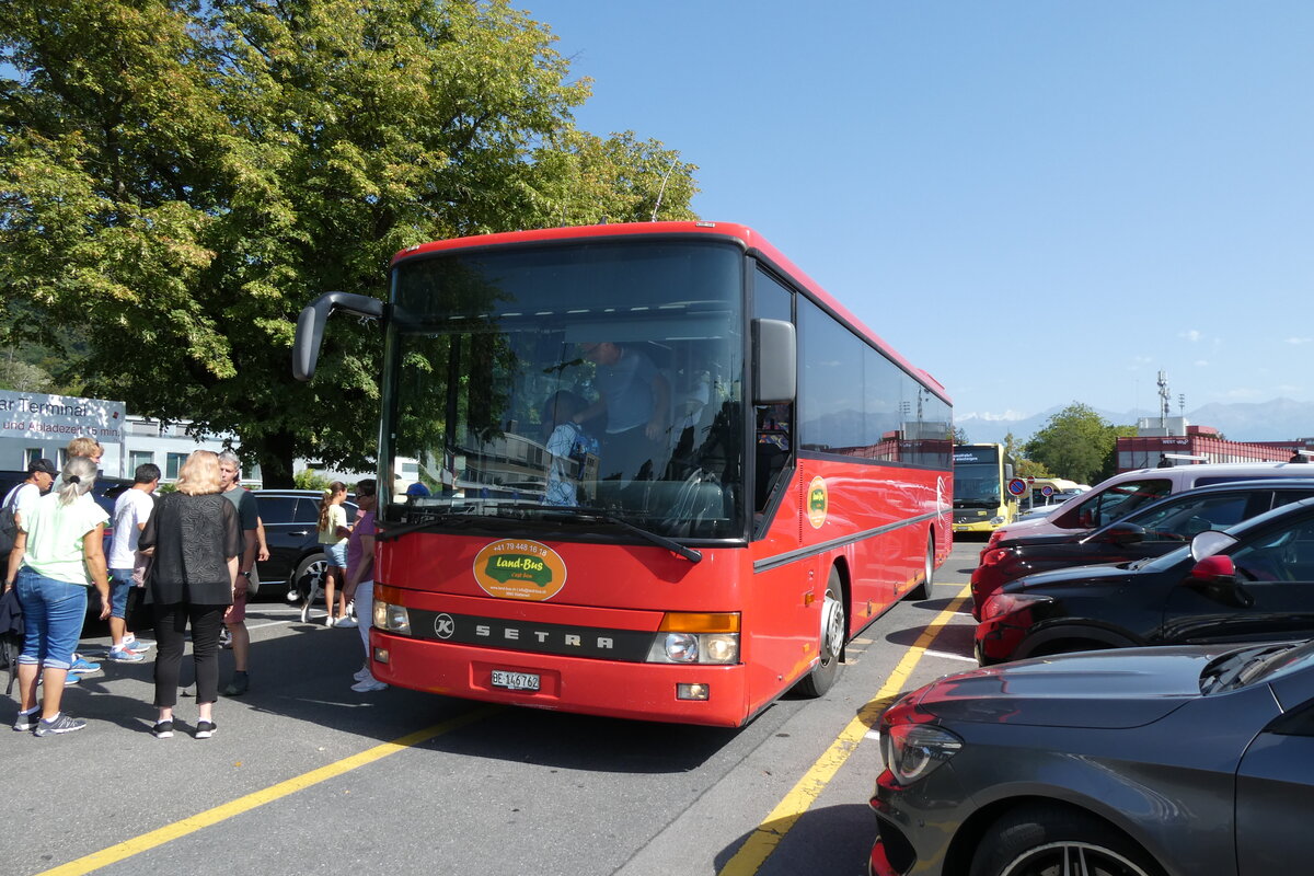 (278'773) - Land-Bus, Wattenwil - BE 146'762 - Setra (ex Gander, Chteau-d'Oex; ex TRAVYS Yverdon; ex AFA Adelboden Nr. 5) am 9. August 2025 in Thun, CarTerminal