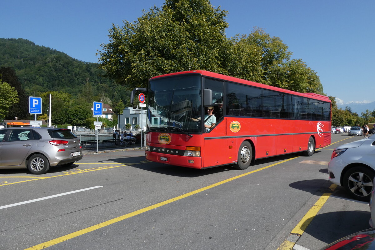 (278'774) - Land-Bus, Wattenwil - BE 146'762 - Setra (ex Gander, Chteau-d'Oex; ex TRAVYS Yverdon; ex AFA Adelboden Nr. 5) am 9. August 2025 in Thun, CarTerminal