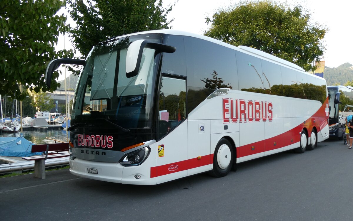 (278'777) - Welti-Furrer, Bassersdorf - Nr. 18/ZH 27'118 - Setra am 9. August 2025 in Thun, Strandbad