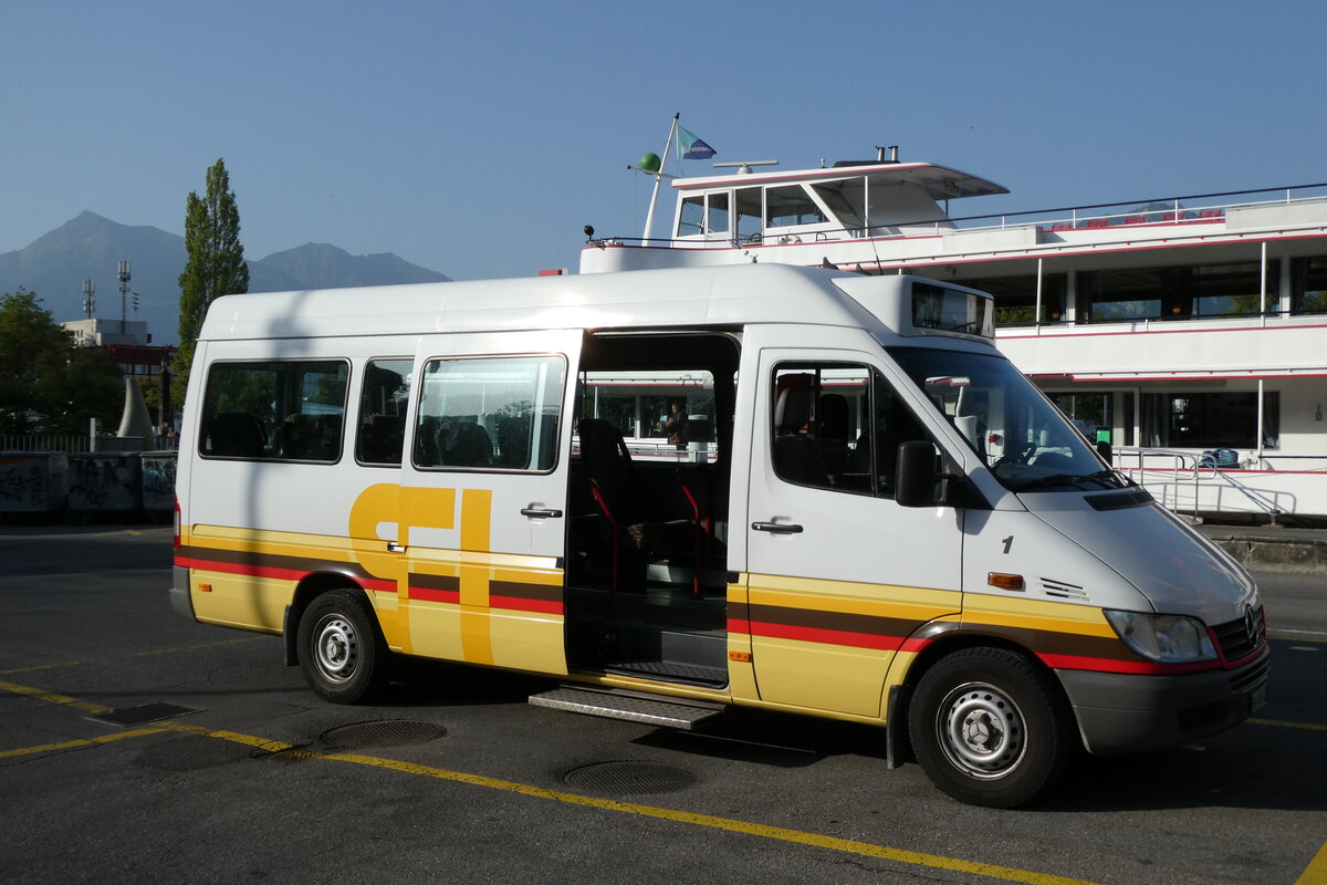 (278'843) - STI Thun - Nr. 1/BE 300'401 - Mercedes am 15. August 2025 bei der Schifflndte Thun