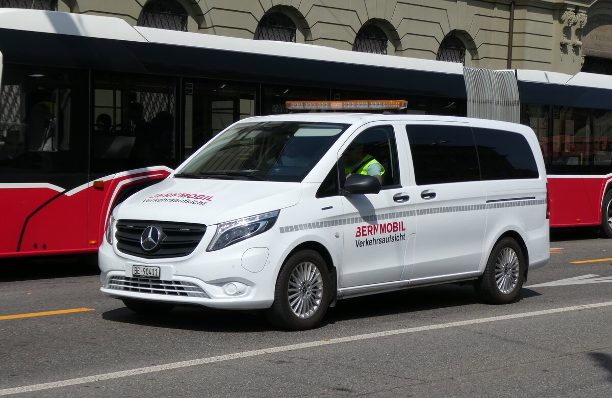 (278'913) - Bernmobil, Bern - BE 90'411 - Mercedes am 15. August 2025 beim Bahnhof Bern