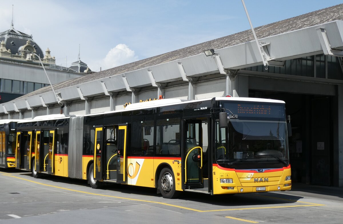 (278'917) - Steiner, Ortschwaben - Nr. 16/BE 93'335/PID 10'696 - MAN am 15. August 2025 in Bern, Postautostation