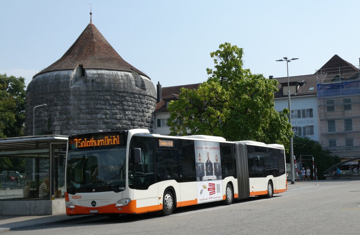 (278'953) - BSU Solothurn - Nr. 1138/SO 172'038 - Mercedes (ex Nr. 38) am 16. August 2025 in Solothurn, Amthausplatz
