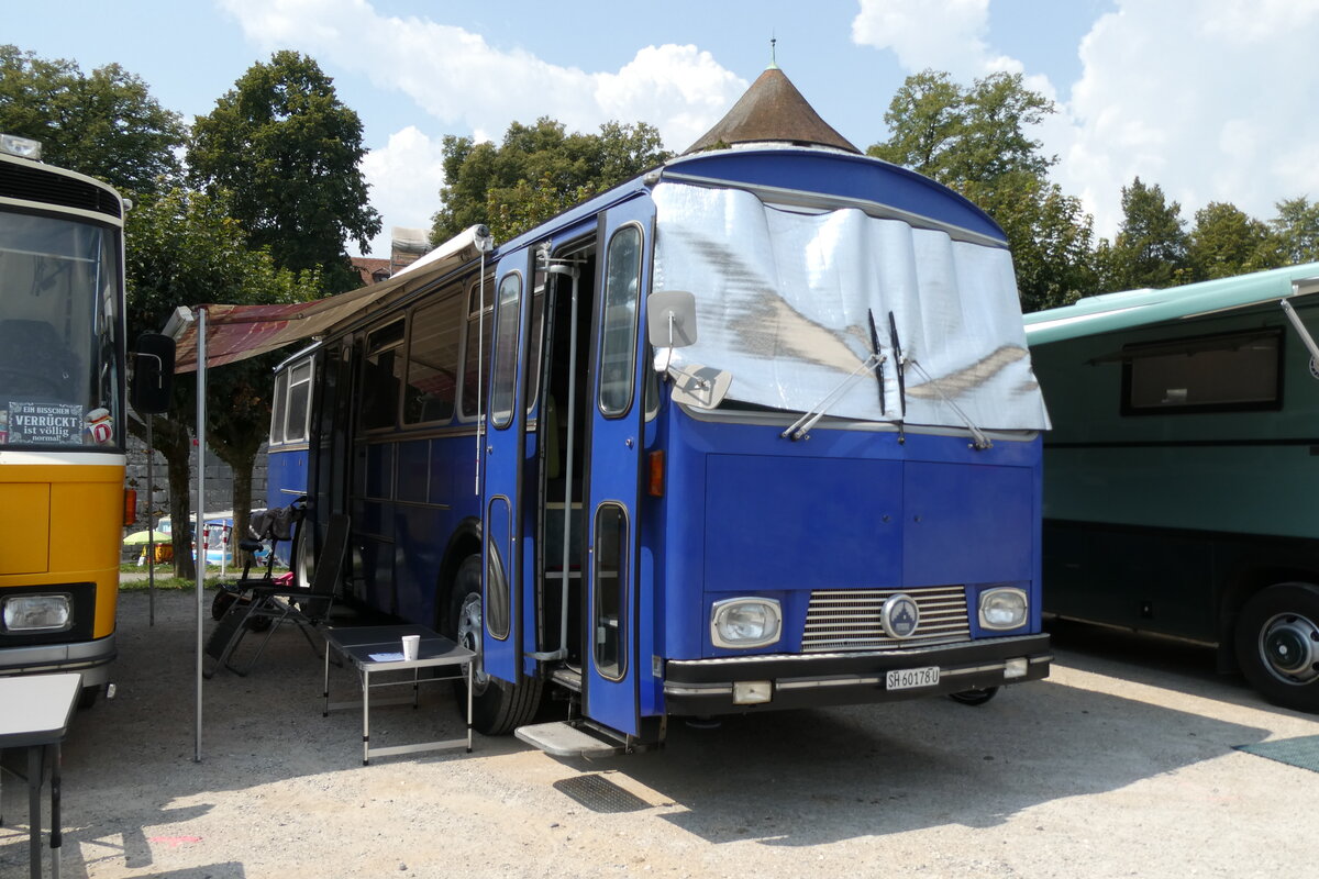 (278'969) - Ruch, Schaffhausen - SH 60'178 U - Saurer/Tscher (ex AAGU Altdorf Nr. 1; ex Sigrist, Flelen) am 16. August 2025 in Solothurn, Baseltor 