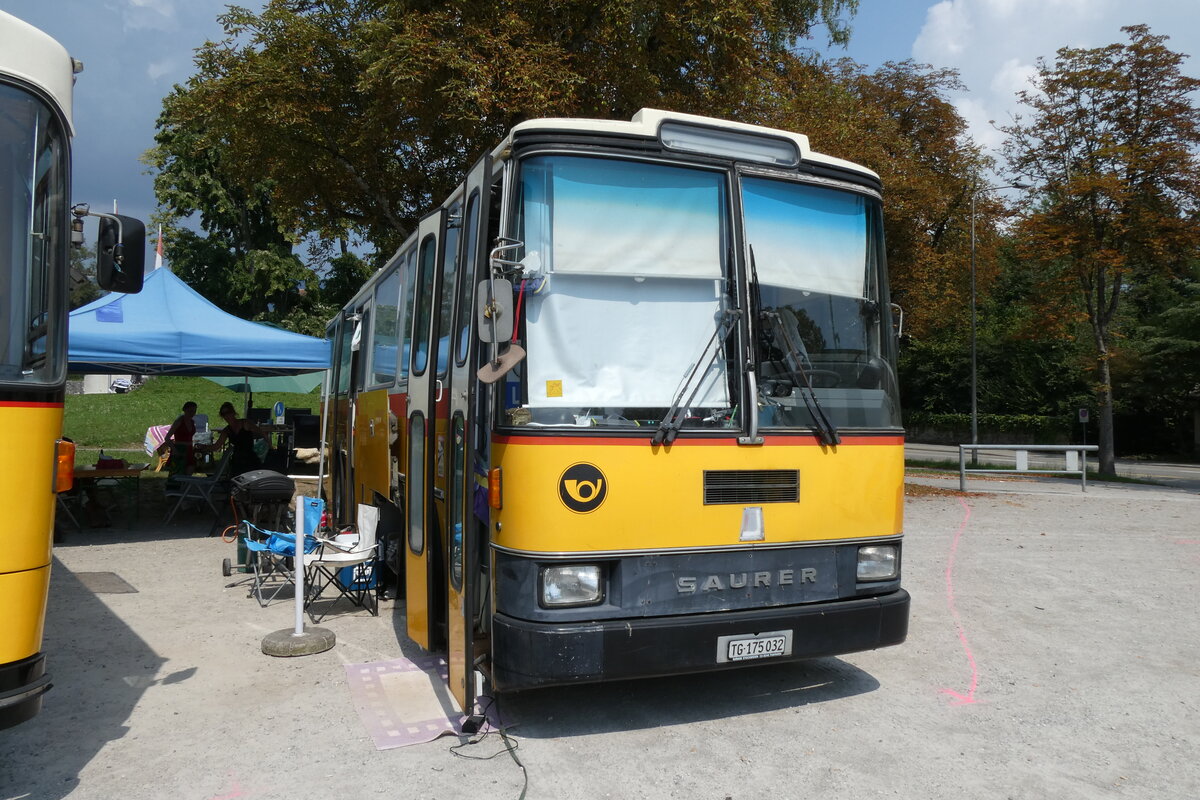 (278'983) - Schr, Ettenhausen - TG 175'032 - Saurer/R&J (ex Zimmermann, Kerns; ex Amstein, Willisau) am 16. August 2025 in Solothurn, Baseltor