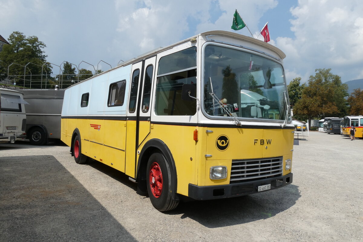 (278'998) - Wucher, Rieden - SG 460'380 - FBW/Hess (ex Schr, Ettenhausen; ex Fehlmann, Brittnau; ex Landolt, Langenthal; ex P 24'174) am 16. August 2025 in Solothurn, Baseltor